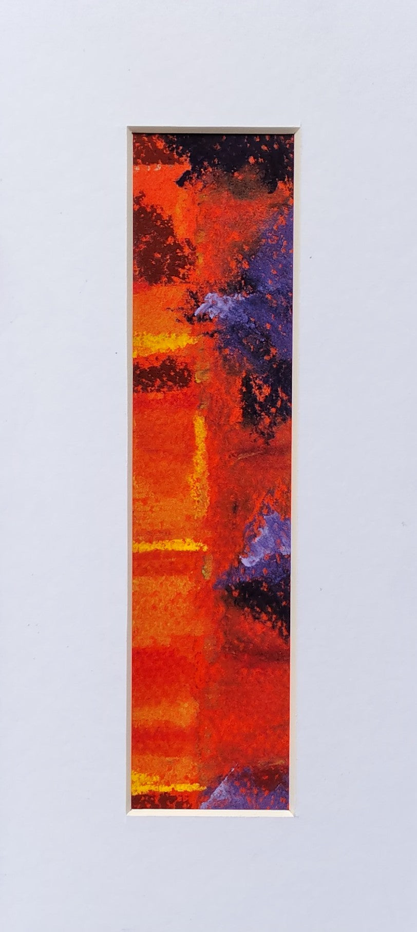 An abstract pastel painting by Brian Prangle